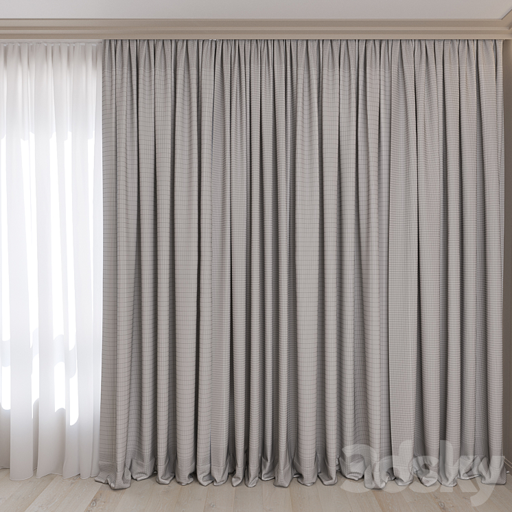 Curtains No. 15 3DS Max - thumbnail 2