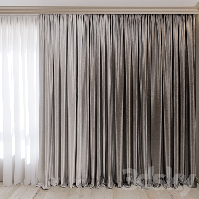 Curtains No. 16 3ds Max - thumbnail 1