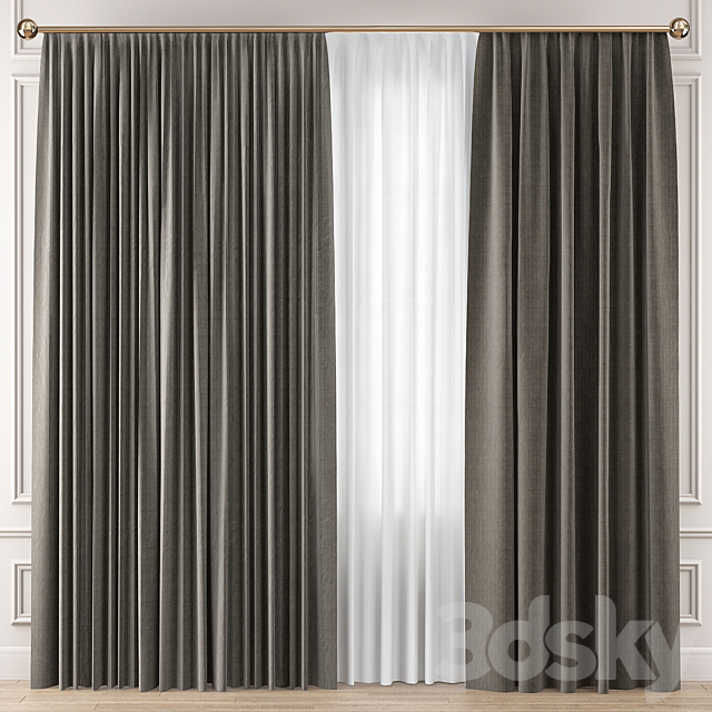 Curtains Premium PRO ?33 3DSMax File - thumbnail 1