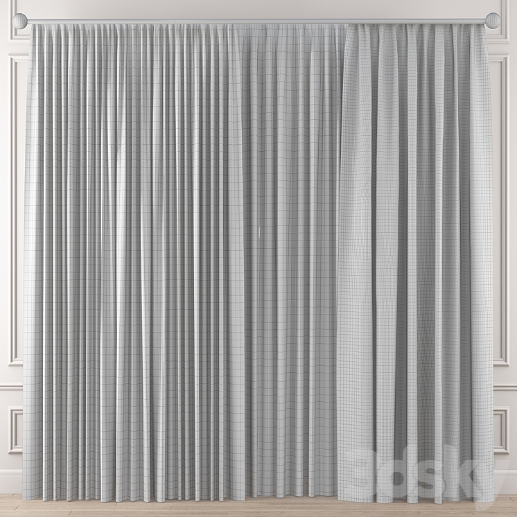 Curtains Premium PRO №33 3DS Max - thumbnail 2