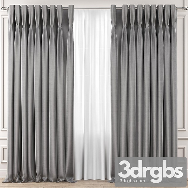 Curtains premium pro №45 3dsmax Download - thumbnail 1