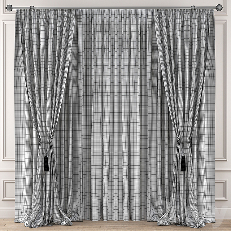 Curtains Premium PRO No. 12 3DS Max - thumbnail 2