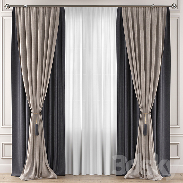 Curtains Premium PRO No. 12 3DSMax File - thumbnail 1