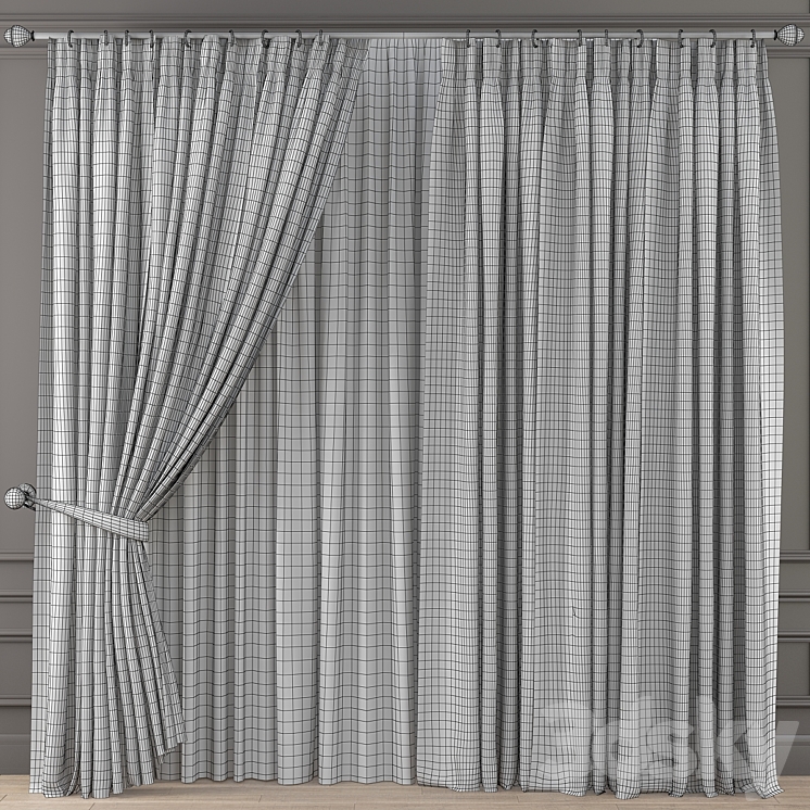 Curtains Premium PRO No. 21 3DS Max - thumbnail 2