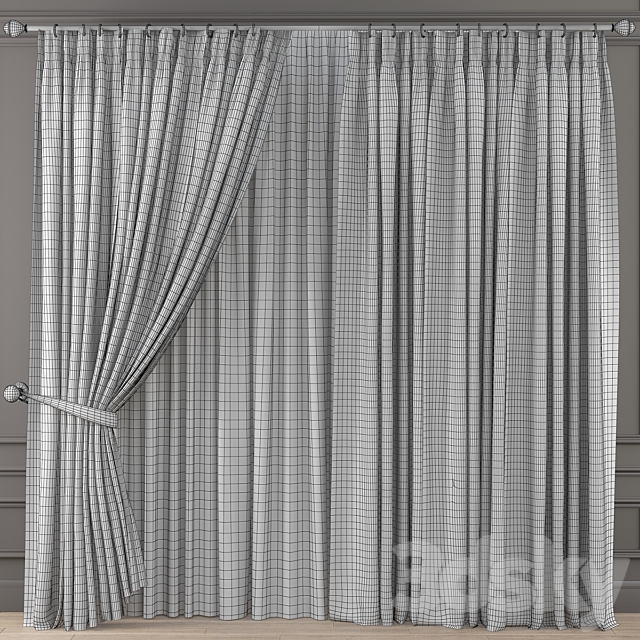 Curtains Premium PRO No. 21 3DSMax File - thumbnail 2