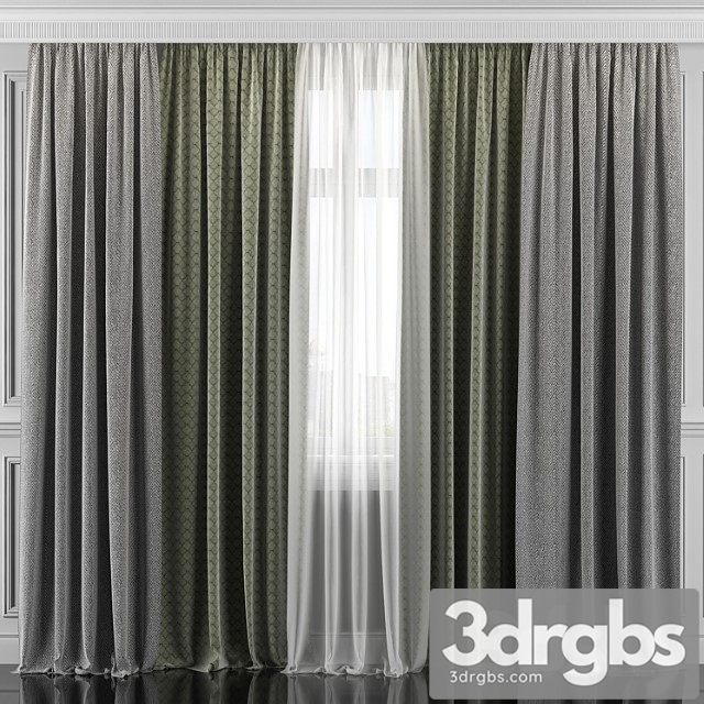 Curtains with window 305 - thumbnail 1