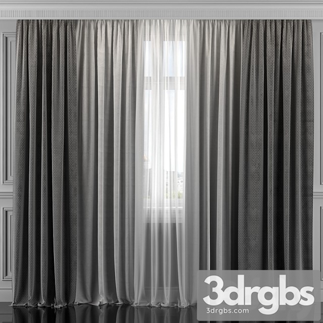 Curtains with window 311 - thumbnail 1