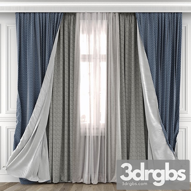 Curtains with window 493c - thumbnail 1