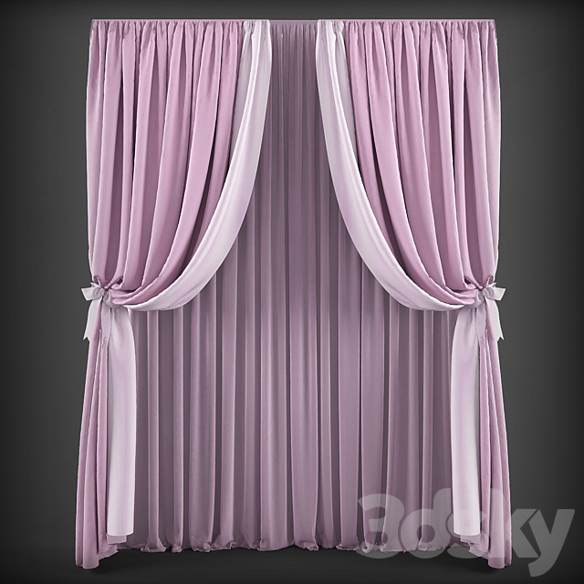 Curtains113 3DSMax File - thumbnail 1