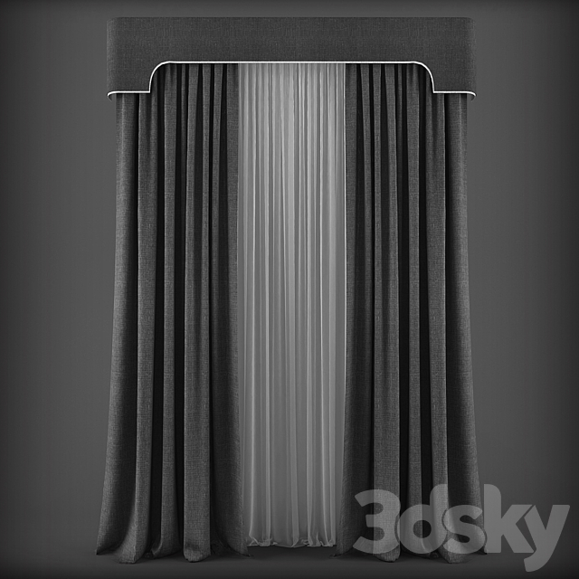 Curtains269 3ds Max - thumbnail 1