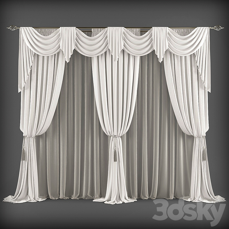 Curtains274 3DS Max - thumbnail 1