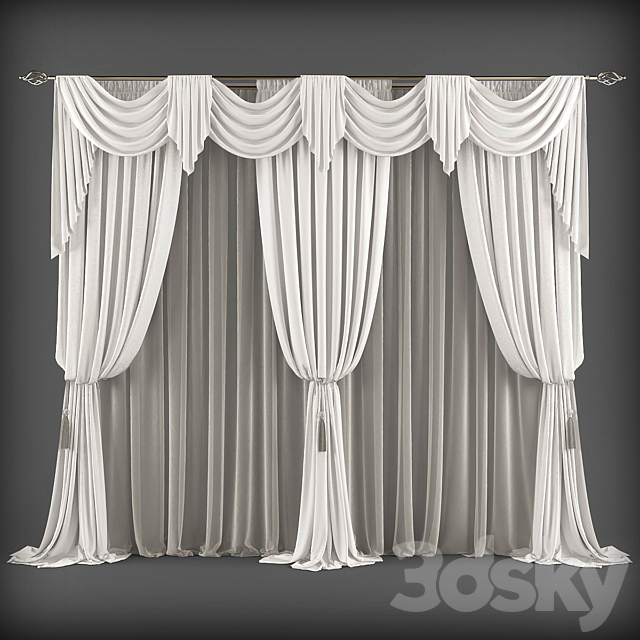 Curtains274 3DSMax File - thumbnail 1