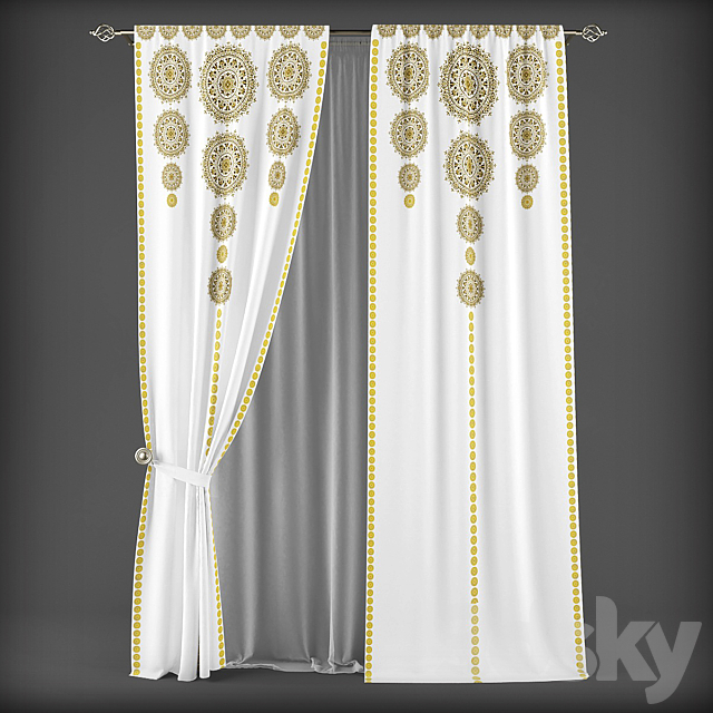 Curtains286 3ds Max - thumbnail 2