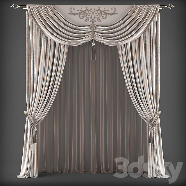 Curtains304 3DSMax File - thumbnail 1