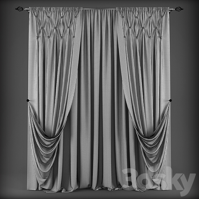 Curtains312 3ds Max - thumbnail 2