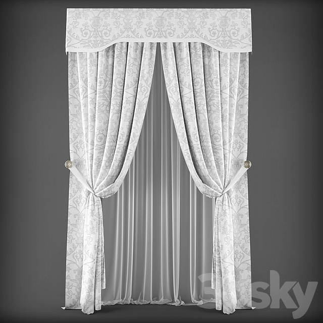 Curtains325 3ds Max - thumbnail 1