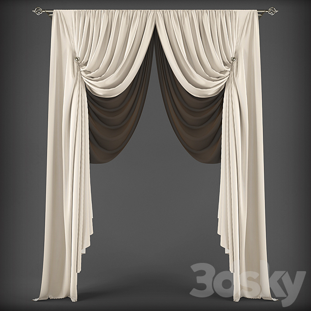 Curtains326 3ds Max - thumbnail 1