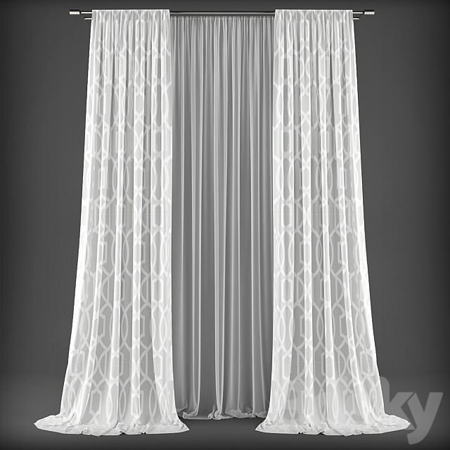 Curtains328 3ds Max - thumbnail 1