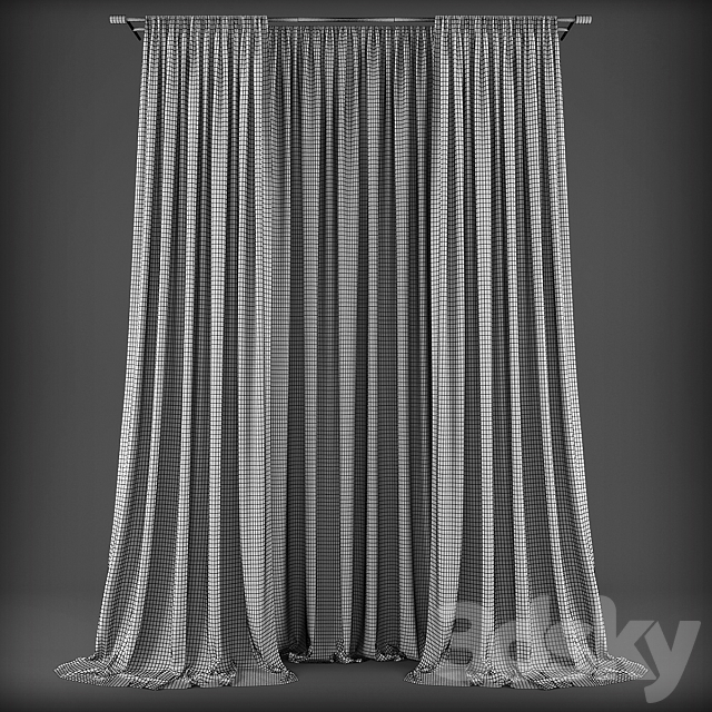 Curtains328 3ds Max - thumbnail 2