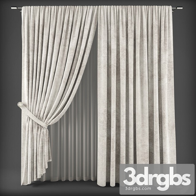 Curtains334 3dsmax Download - thumbnail 1