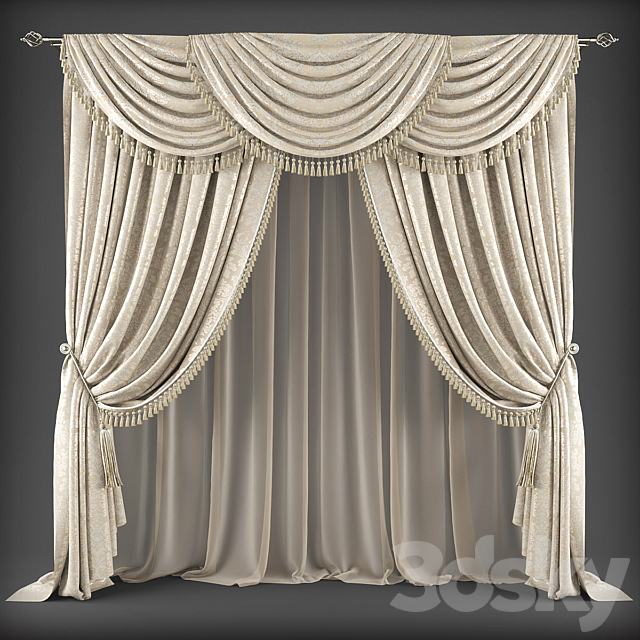 Curtains335 3DSMax File - thumbnail 1