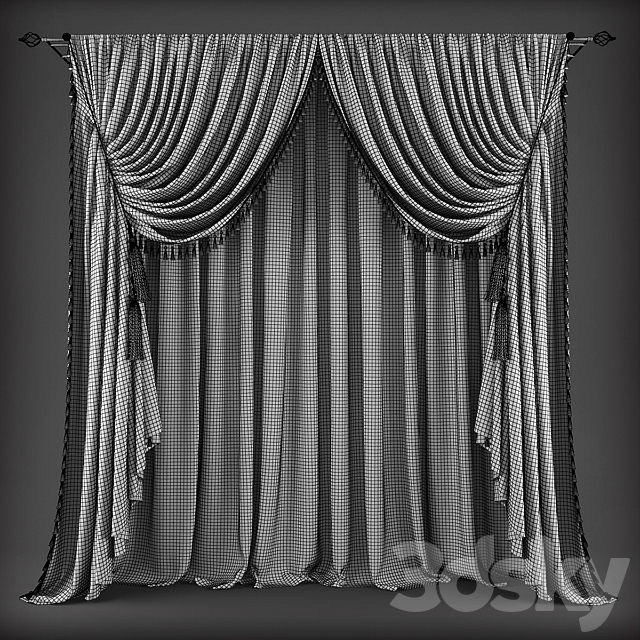 Curtains336 3ds Max - thumbnail 2