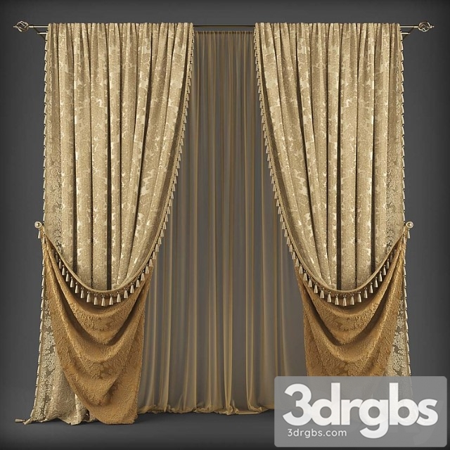 Curtains338 3dsmax Download - thumbnail 1