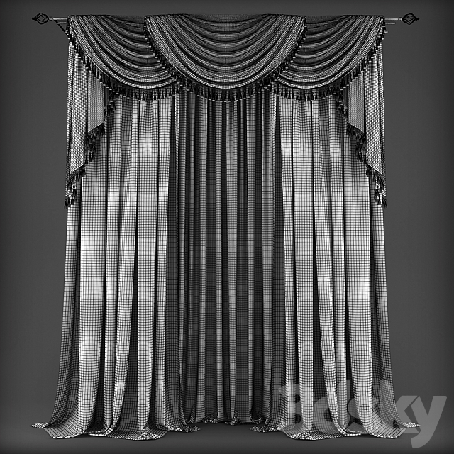 Curtains340 3ds Max - thumbnail 2