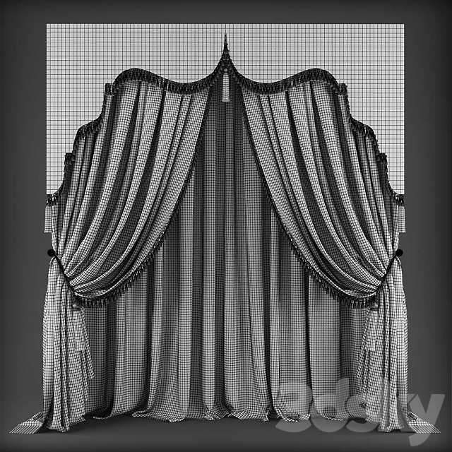 Curtains345 3DSMax File - thumbnail 2