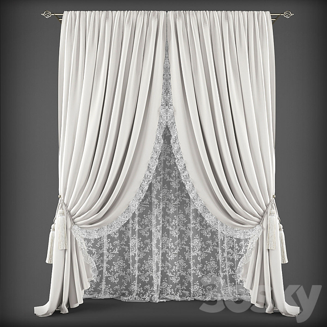 Curtains346 3DSMax File - thumbnail 1