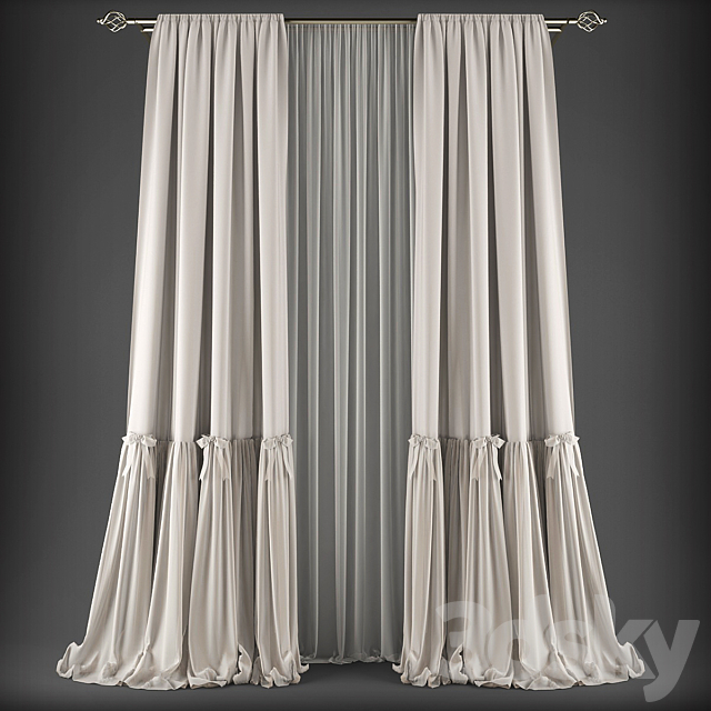 Curtains419 3DSMax File - thumbnail 1