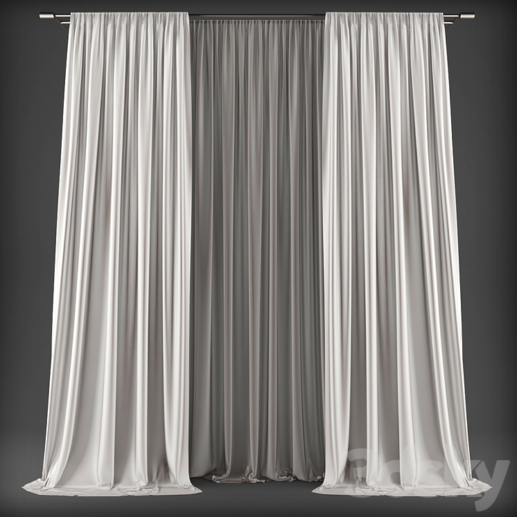 Curtains452 3DS Max - thumbnail 1