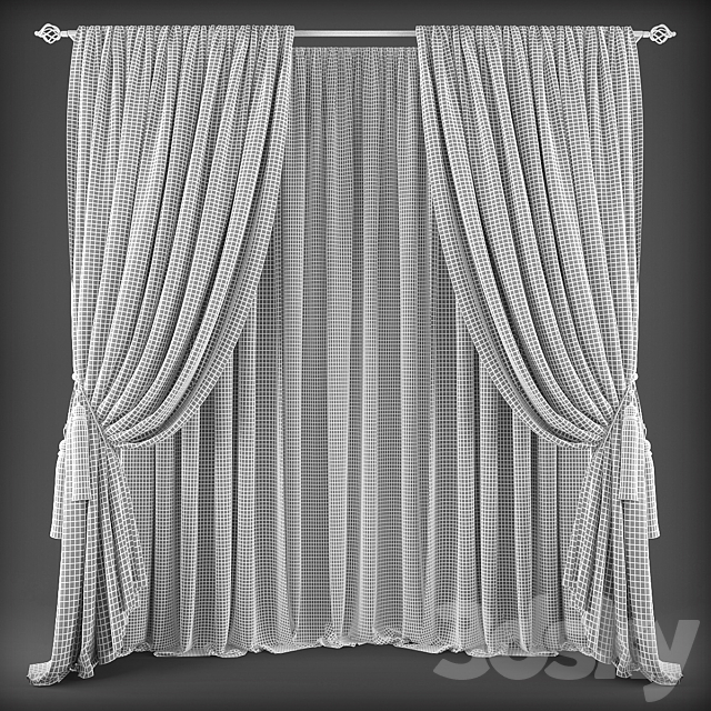 Curtains453 3DSMax File - thumbnail 2