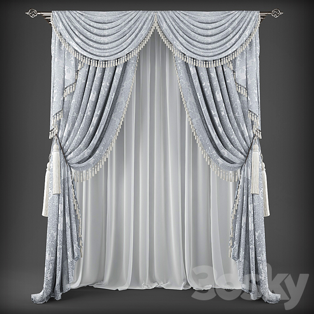 Curtains467 3ds Max - thumbnail 1