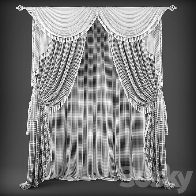 Curtains467 3ds Max - thumbnail 2