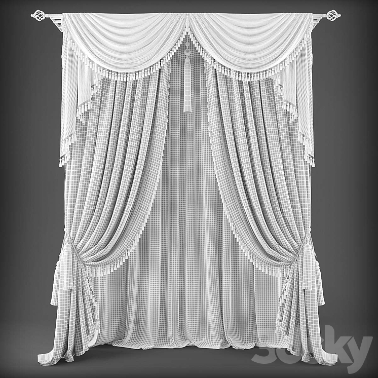 Curtains483 3DS Max - thumbnail 2