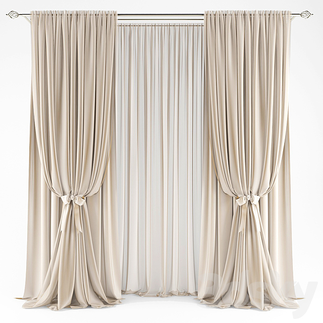 Curtains507 3ds Max - thumbnail 1