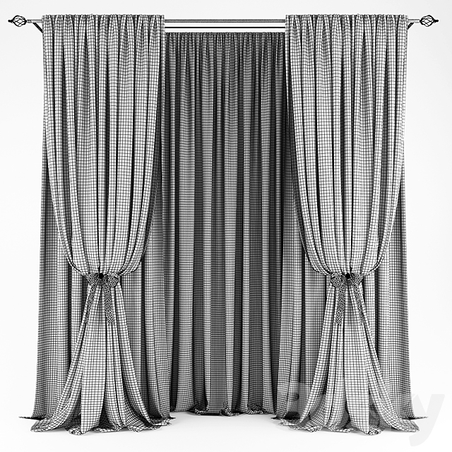 Curtains507 3ds Max - thumbnail 2