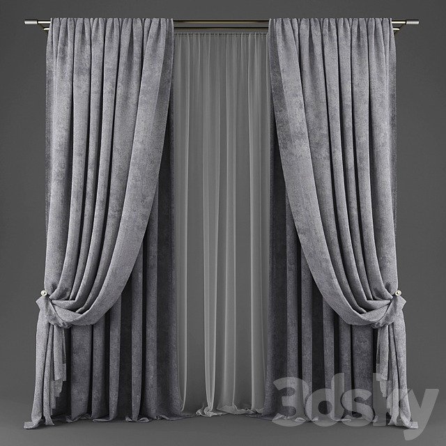 Curtains508 3ds Max - thumbnail 1