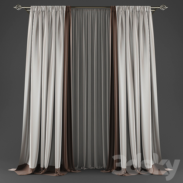 Curtains511 3ds Max - thumbnail 1