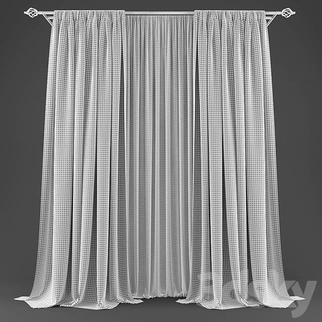 Curtains511 3ds Max - thumbnail 2