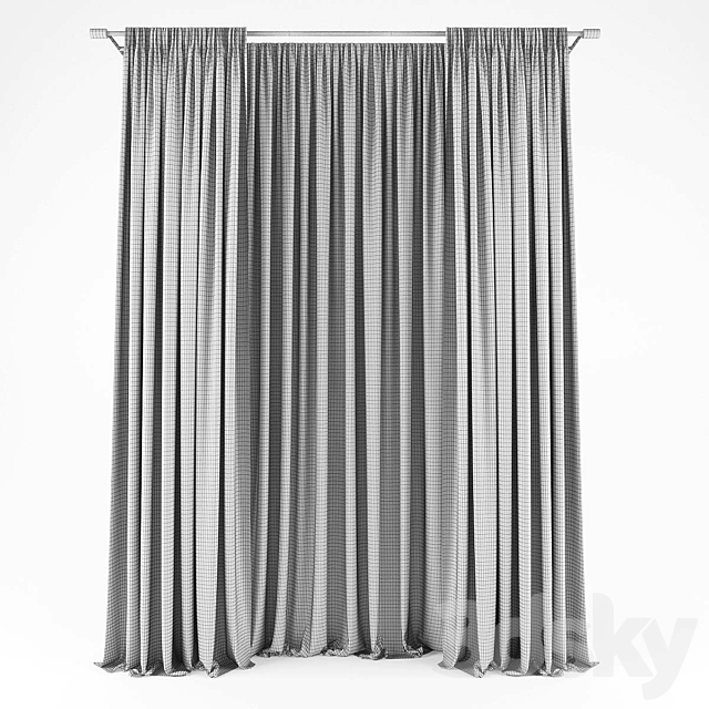 Curtains520 3ds Max - thumbnail 2