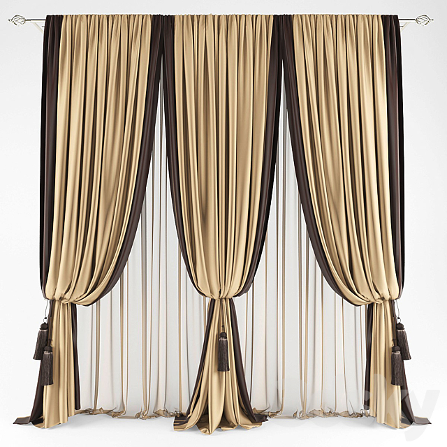 Curtains522 3ds Max - thumbnail 1