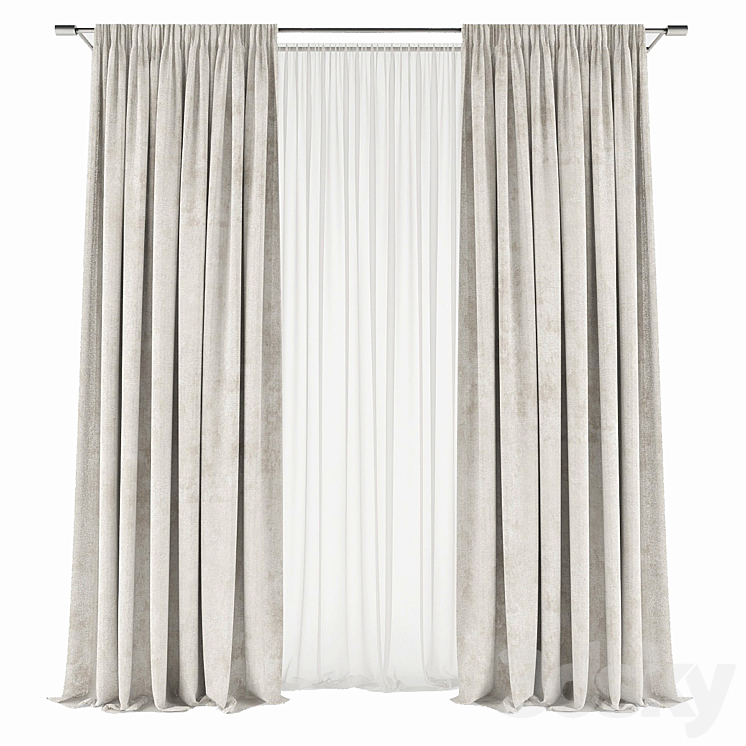 Curtains531 3DS Max - thumbnail 1