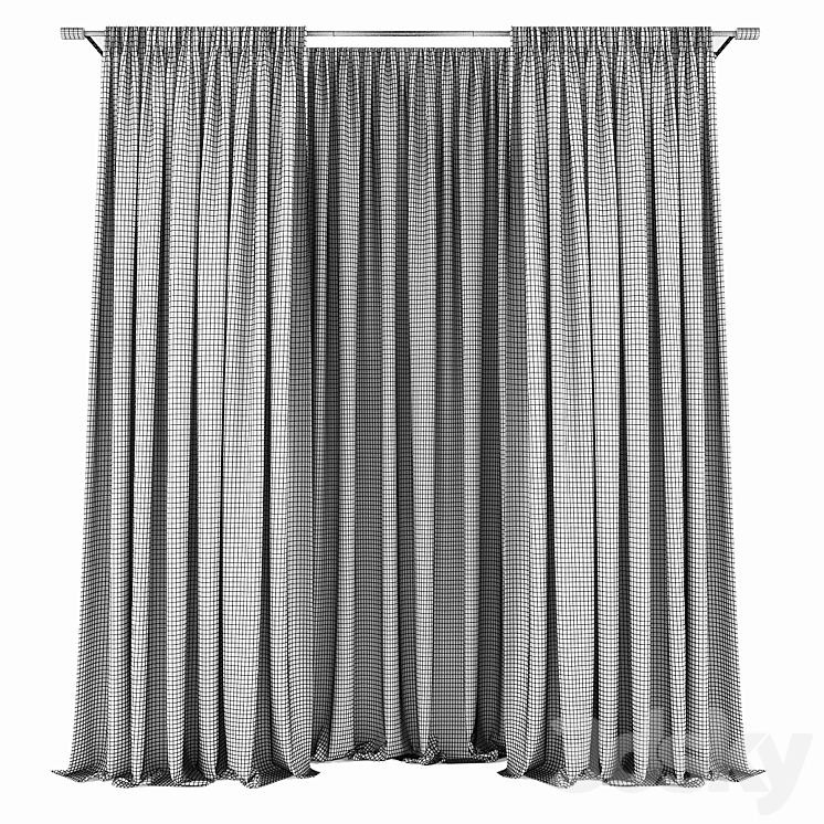 Curtains531 3DS Max - thumbnail 2