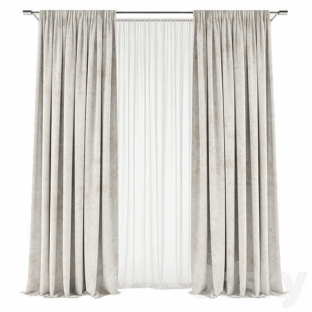 Curtains531 3DSMax File - thumbnail 1