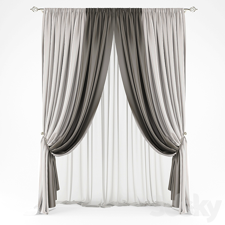 Curtains532 3DS Max - thumbnail 1