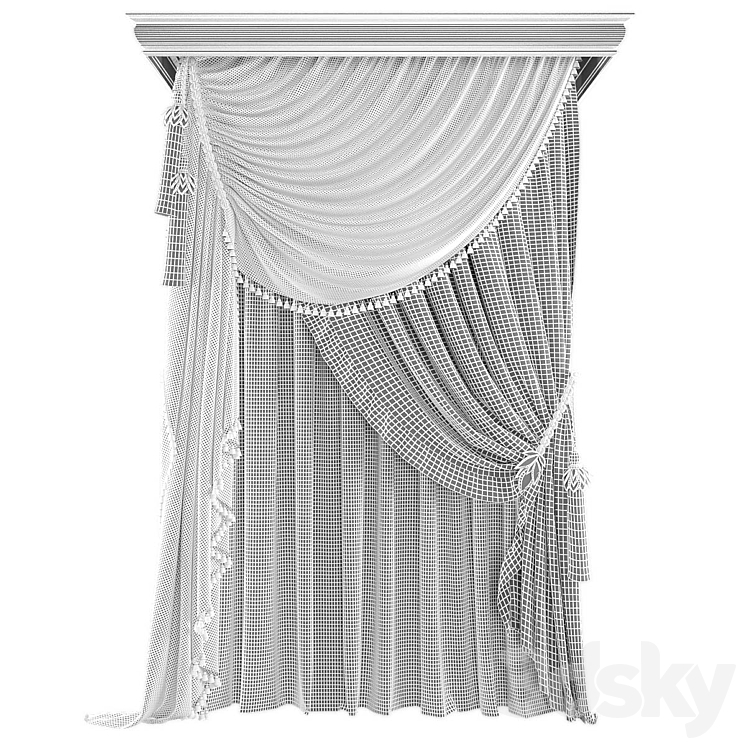 Curtains545 3DS Max - thumbnail 2