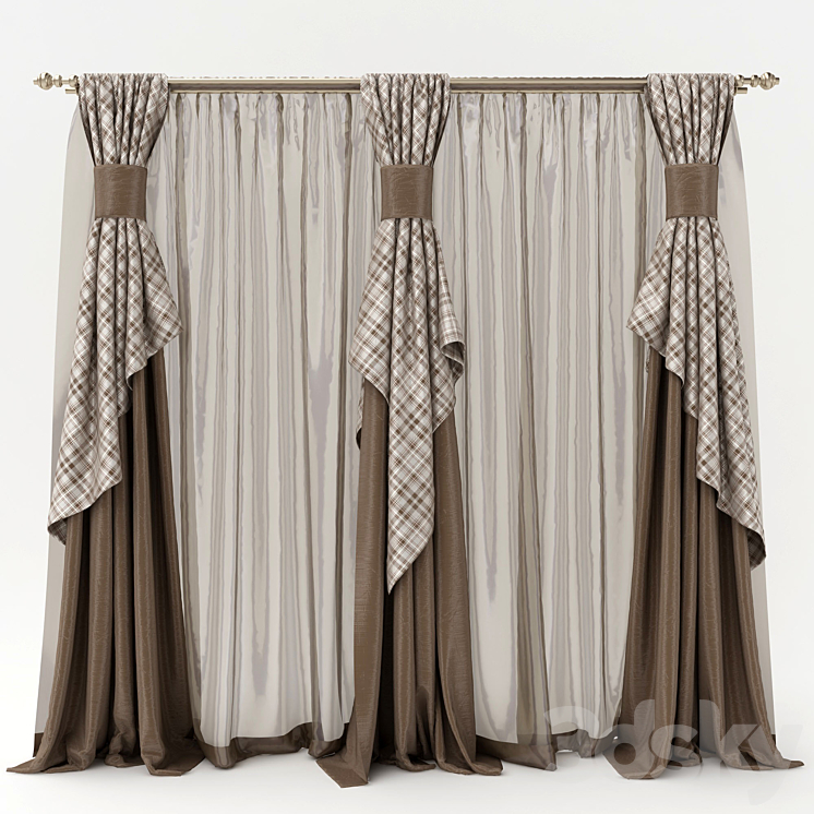 Curtains_004 3DS Max - thumbnail 1