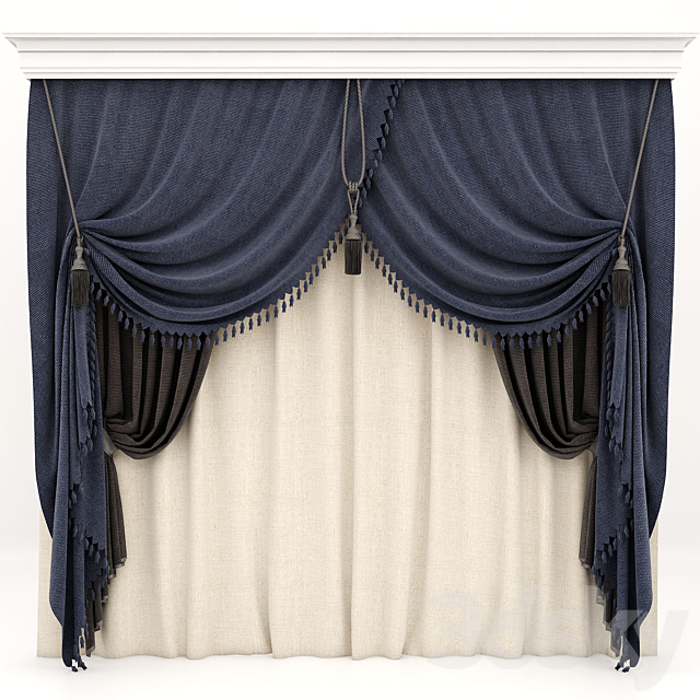 Curtains_02 3DSMax File - thumbnail 1